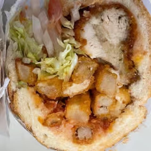 Chicken Finger Sandwich.